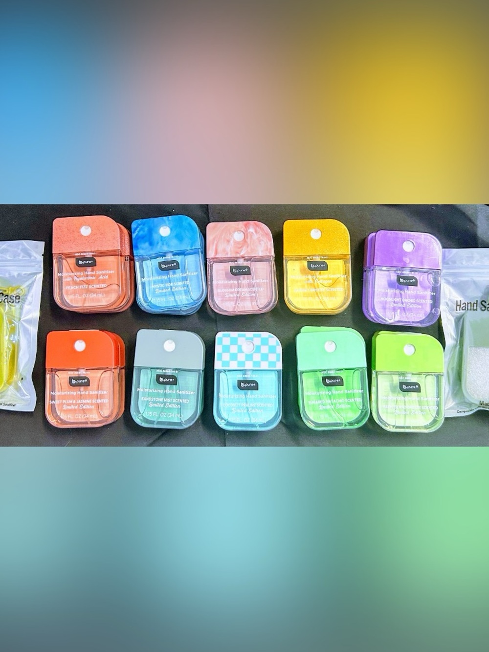 B Pure Hand sanitizer in multiple scents x 20 and 2 cases